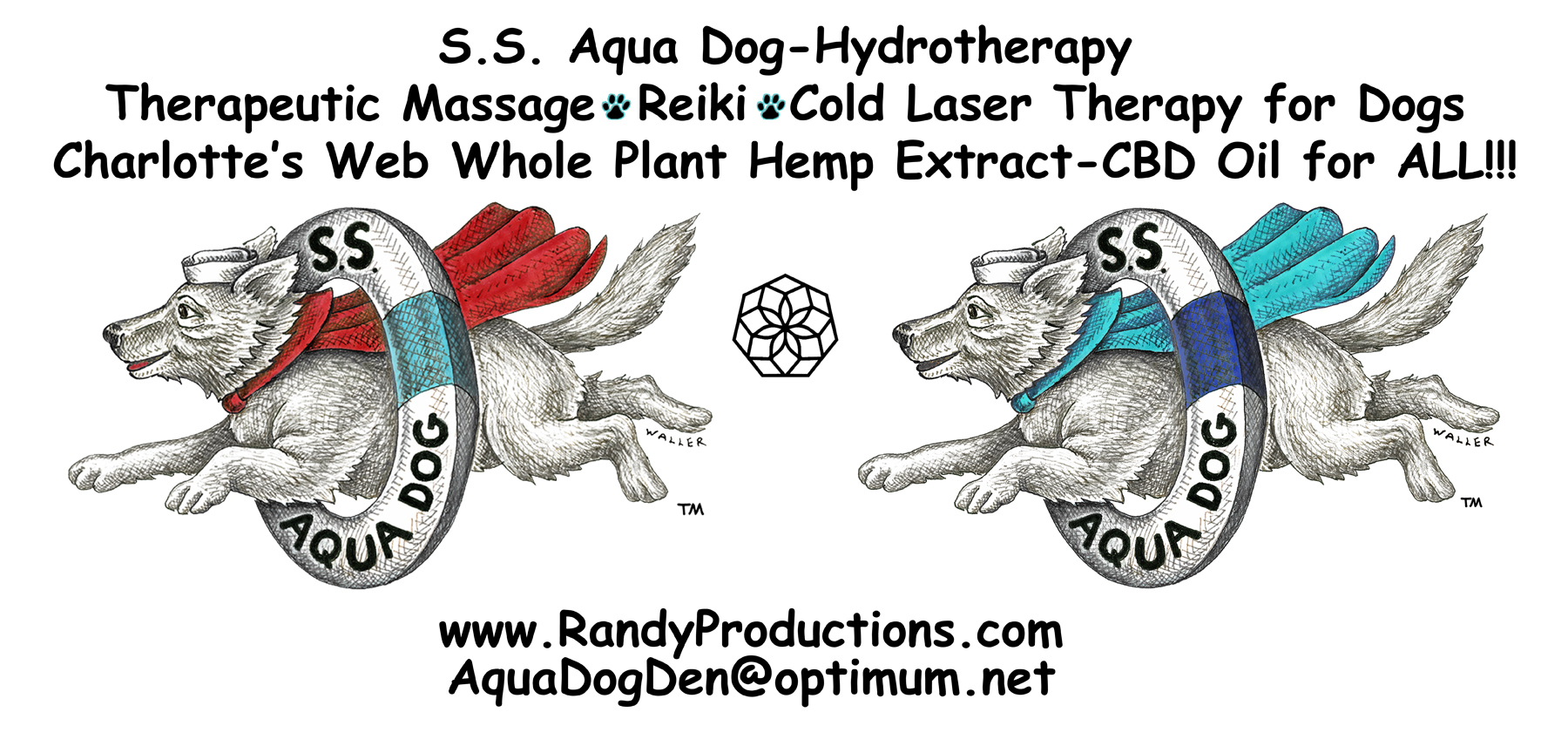 S.S. Aqua Dog-Aqua Dog Den-Charlotte's Web Whole Plant Hemp Extract CBD Oil
